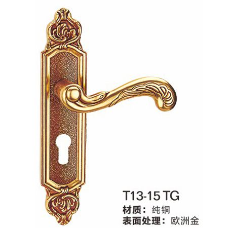T13_15TG純銅室內(nèi)門(mén)鎖|純銅房間門(mén)鎖|門(mén)鎖廠家|鎖具批發(fā)