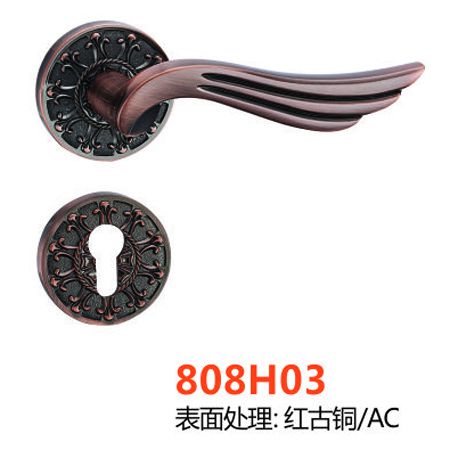 72808H03紅古銅|高檔室內(nèi)門(mén)執(zhí)手鎖|指紋密碼鎖廠家|房間門(mén)鎖