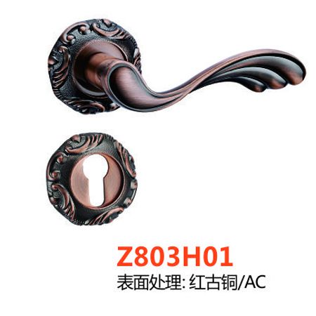72Z803H01紅古銅|高檔室內(nèi)門(mén)執(zhí)手鎖|指紋密碼鎖廠家|門(mén)鎖批發(fā)